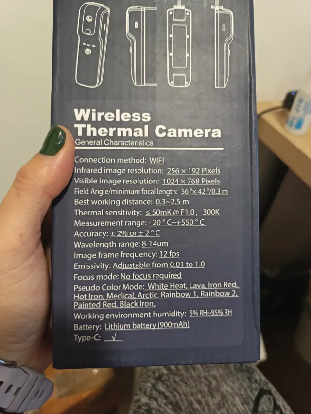 Fotocamera termica ad alta risoluzione HoldPeak