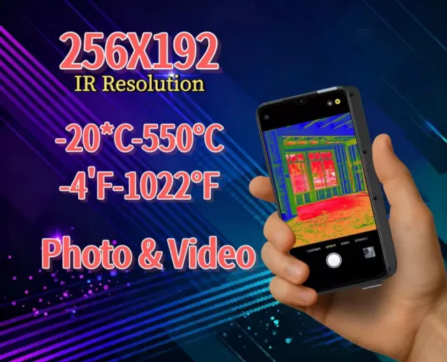 Fotocamera termica ad alta risoluzione HoldPeak