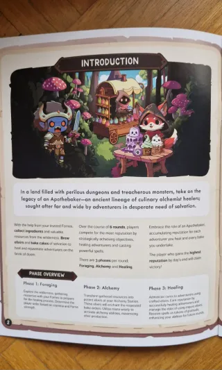 Juego de mesa Apothebakery