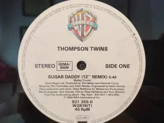 Vinilo Thompson Twins Sugar Daddy
