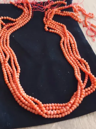 5 Fili Corallo Rosa Naturale