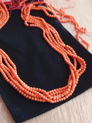 5 Fili Corallo Rosa Naturale