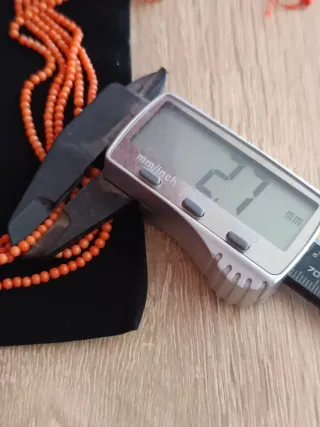 5 Fili Corallo Rosa Naturale