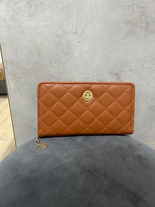 Portafoglio Camel Trapuntato Nuovo