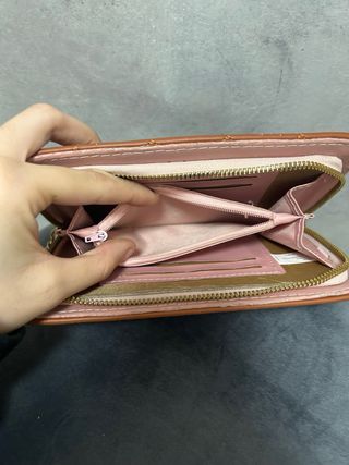 Portafoglio Camel Trapuntato Nuovo