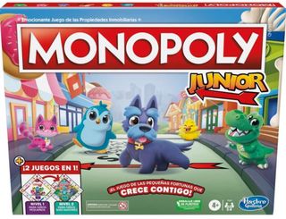 Monopoly Junior Juego de Mesa Hasbro a estrenar