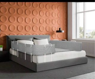 Barrera Cama Bebé Gris 150 cm