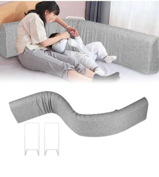 Barrera Cama Bebé Gris 150 cm