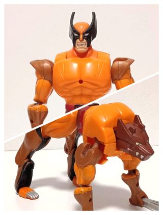 Figura Wolverine Transformer Lobo Toy Biz 90s