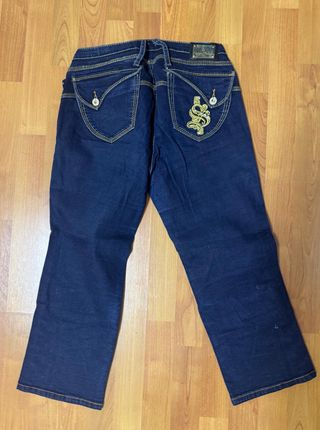 Pantalones Vaqueros Baby Phat Mujer Azul Talla...7