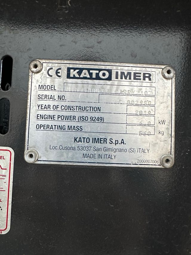 Dumper KATO IMER Autocargable