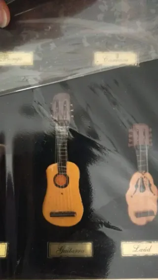 Colección instrumentos musicales miniatura