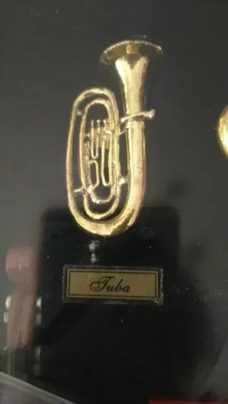 Colección instrumentos musicales miniatura