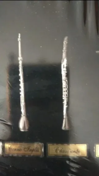 Colección instrumentos musicales miniatura