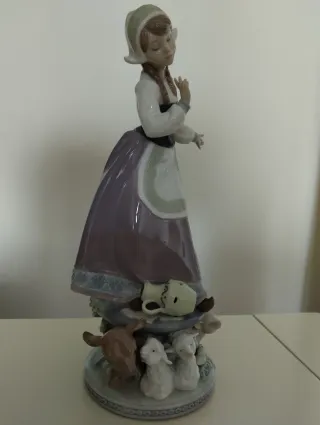 Figura Lladró Pastora con Animales