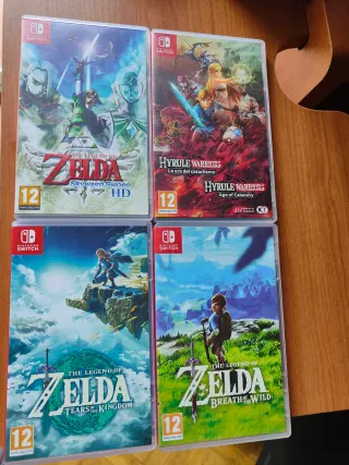 LOTE ZELDA JUEGOS SWITCH