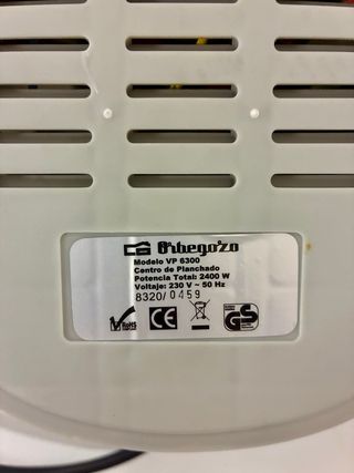 Centro de planchado ORBEGOZO VP 6300 – 2400 W