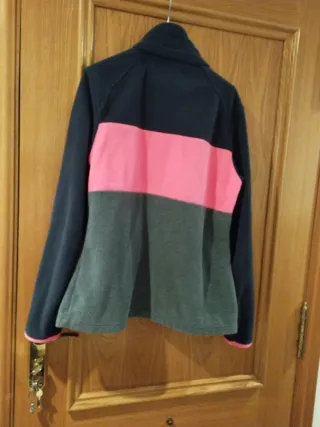 Chaqueta Polar Tribord Azul Gris Rosa