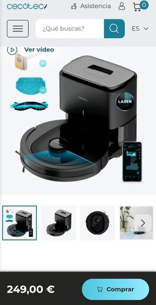 Cecotec Robot aspirador Conga 7490