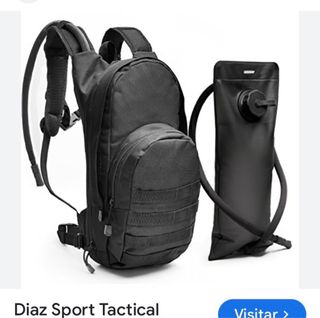 Mochila Táctica Diaz Sport Negra