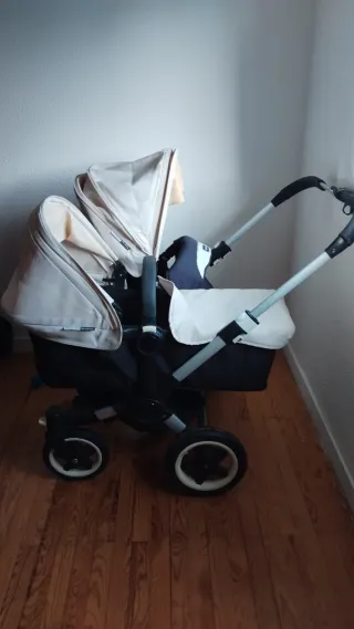 Carro bugaboo DonKeyj 5 gemelar convertible a indi