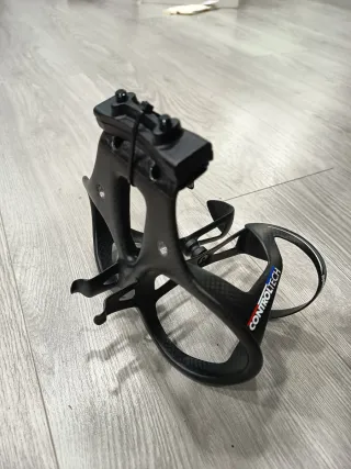 Portabidón doble carbono triatlón