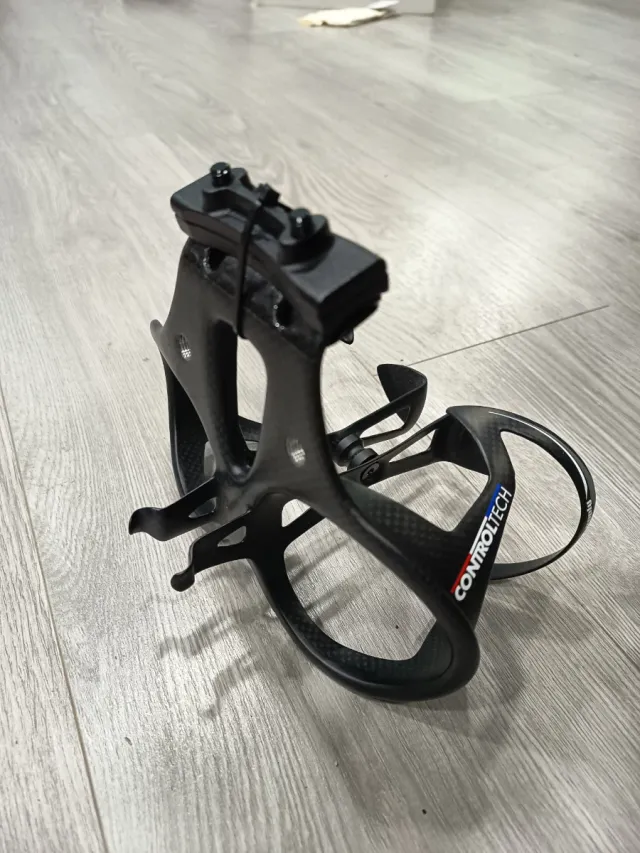 Portabidón doble carbono triatlón