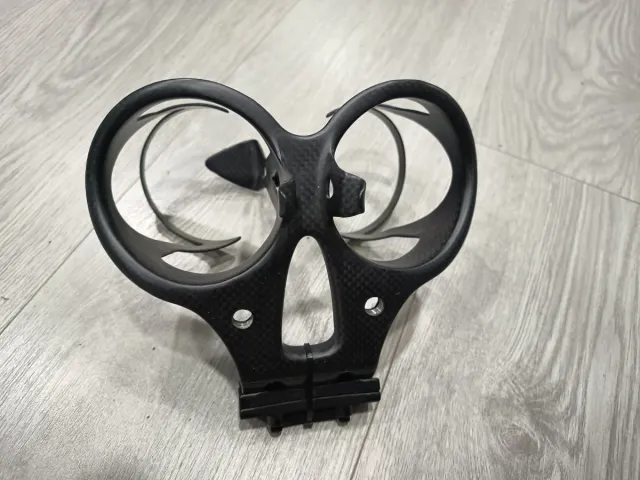 Portabidón doble carbono triatlón