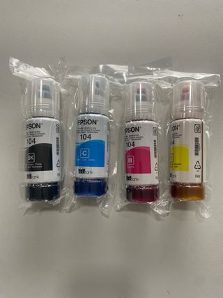 4 Tintas Epson Ecotank 104
