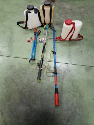 3 Mochilas Sulfatadoras de pilas.