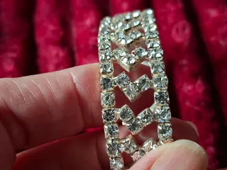 Pulsera plateada zigzag