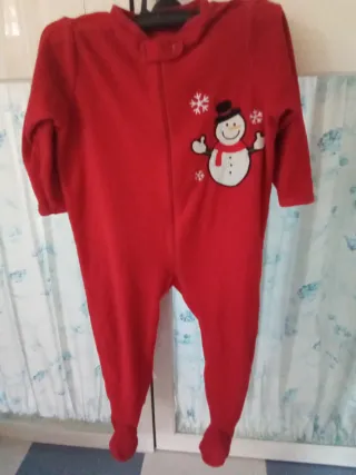 Pijamas Navideños Infantiles Rojos