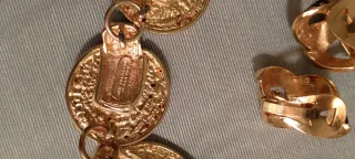 Collana e orecchini firmata anni 70/80