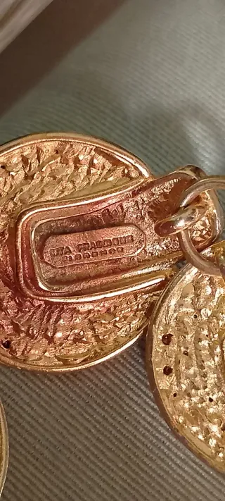 Collana e orecchini firmata anni 70/80