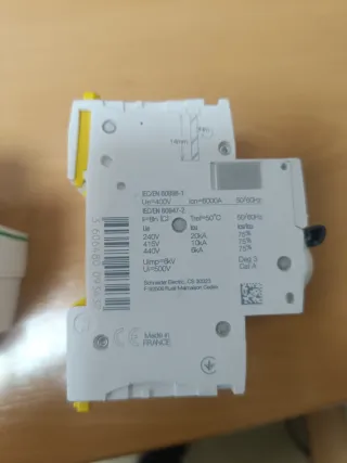 Schneider Acti9 IC80N C25 25A Diferencial Automáti