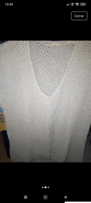 Jersey Canda Algodón sin Mangas Talla L