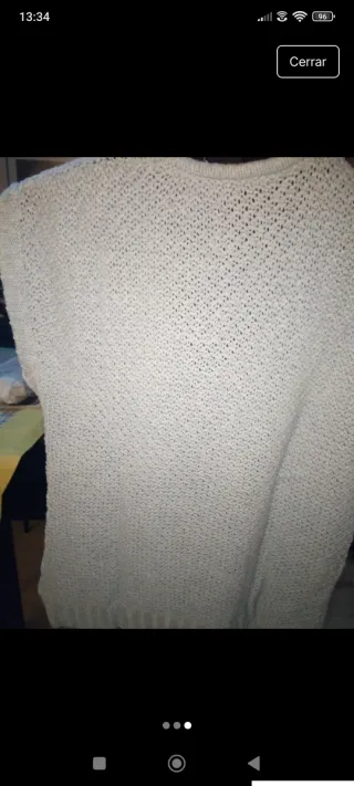 Jersey Canda Algodón sin Mangas Talla L