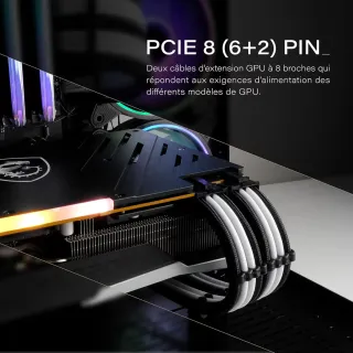 EXTENSIÓN PARA CABLES ALIMENTACIÓN Y PCIe GAMING