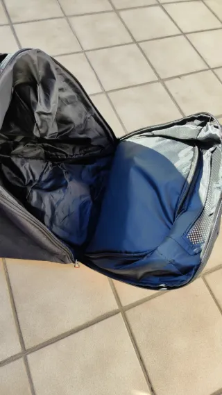 Bolsa de equipaje 24MX negra y roja