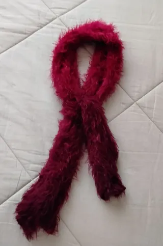 Lote 2 bufandas rosa y azul