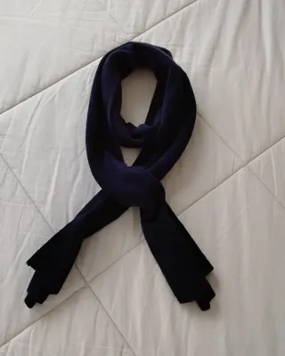 Lote 2 bufandas rosa y azul