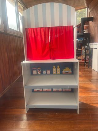 Teatro y Tienda de Juguete de Madera