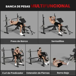 Banco de Pesas Multifuncional