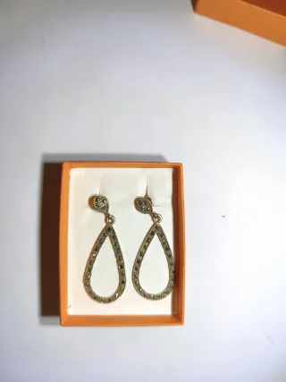 Pendientes de plata lágrima