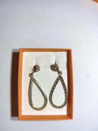 Pendientes de plata lágrima