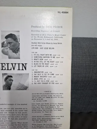 Vinilo Jesse Belvin Mr. Easy
