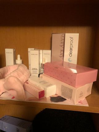 Tratamiento facial de cosmetica.