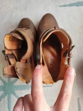 Botines Marrones JustFab Talla 36.5