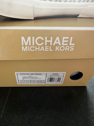 Zapatillas Michael Kors Mujer Doradas