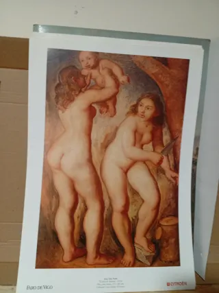 Libro 150 años de Pintura Gallega,15 laminas